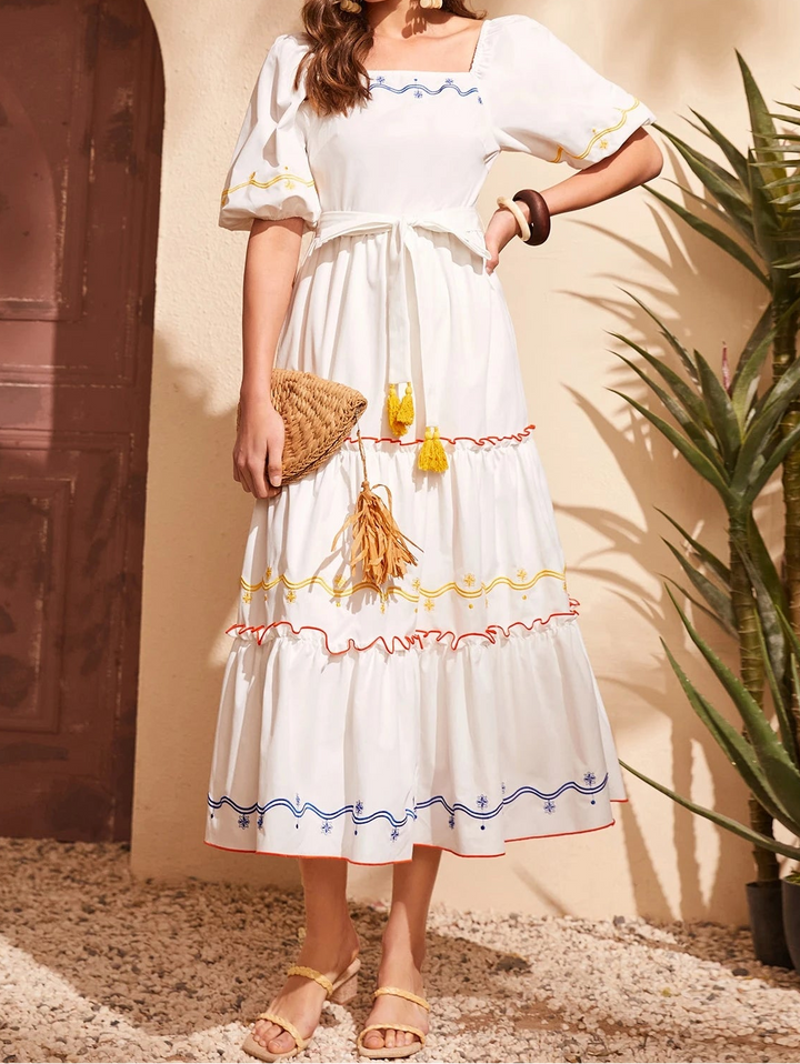Rochie maxi SHEIN, mix culori