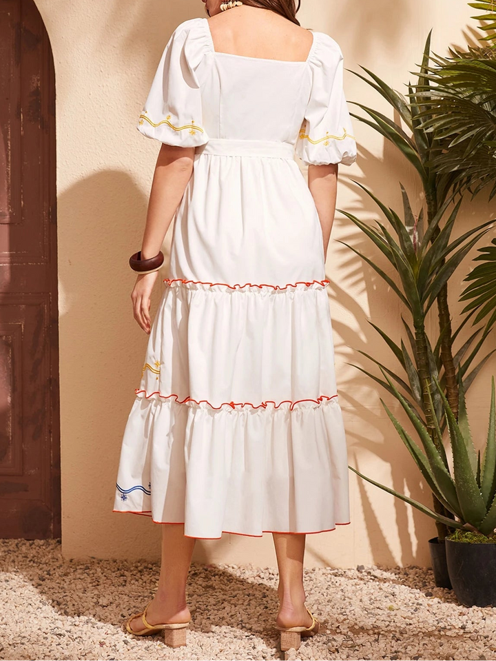 Rochie maxi SHEIN, mix culori