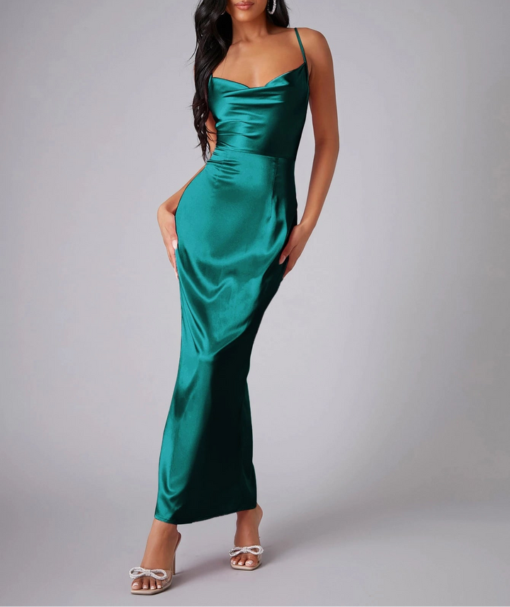 Rochie maxi SHEIN, verde