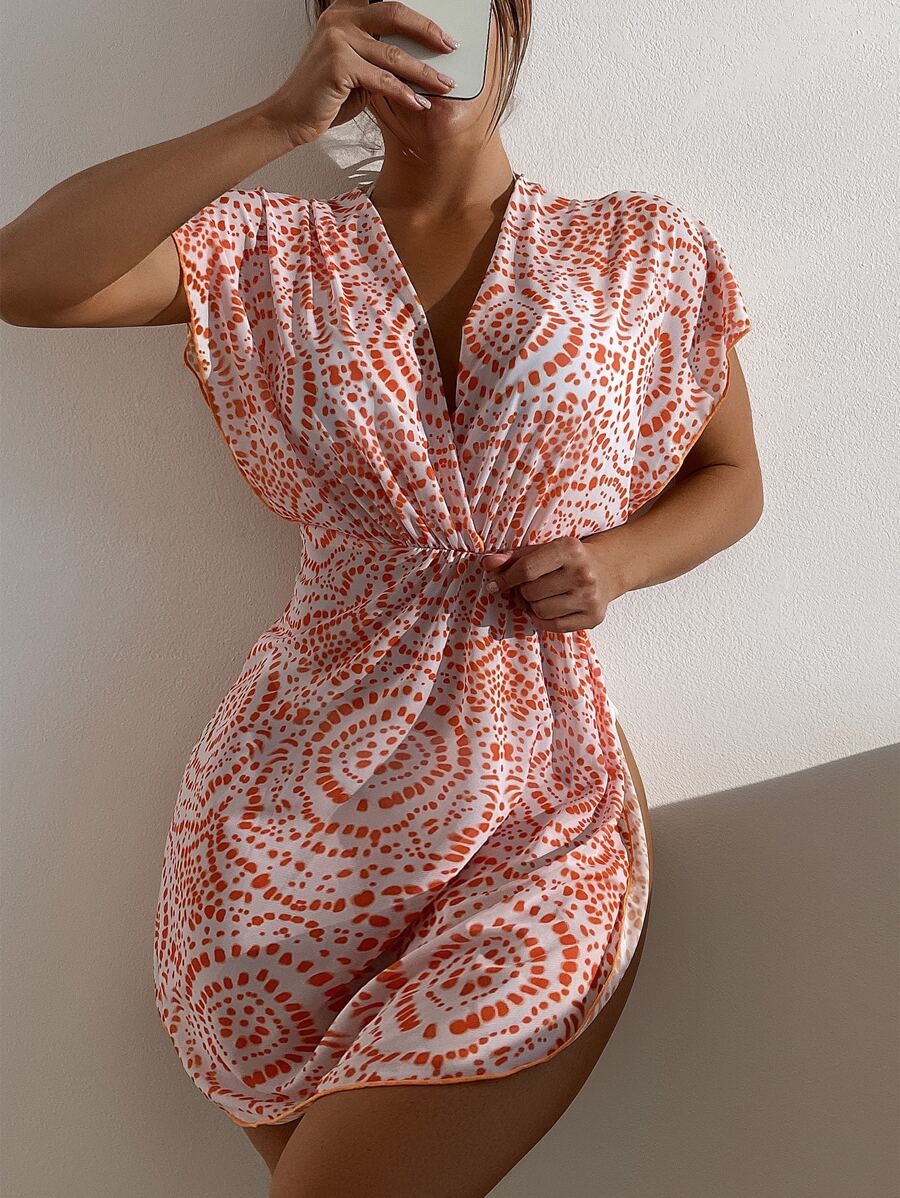 Rochie de plajă SHEIN, mix culori