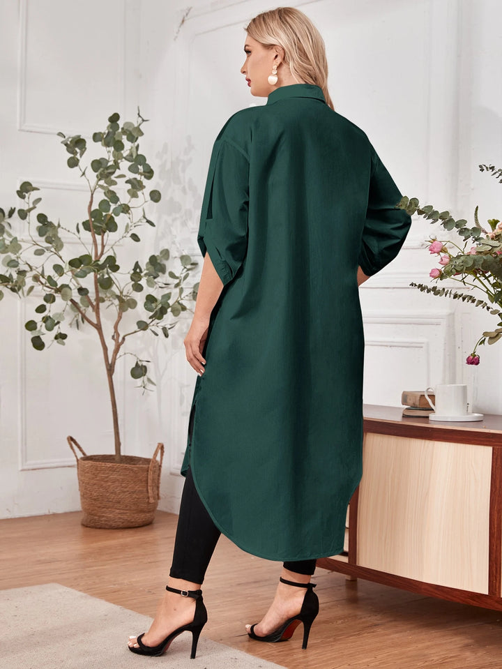 Rochie midi SHIEN, verde