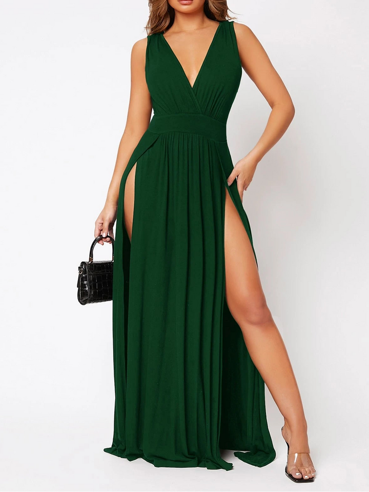 Rochie maxi SHEIN, verde