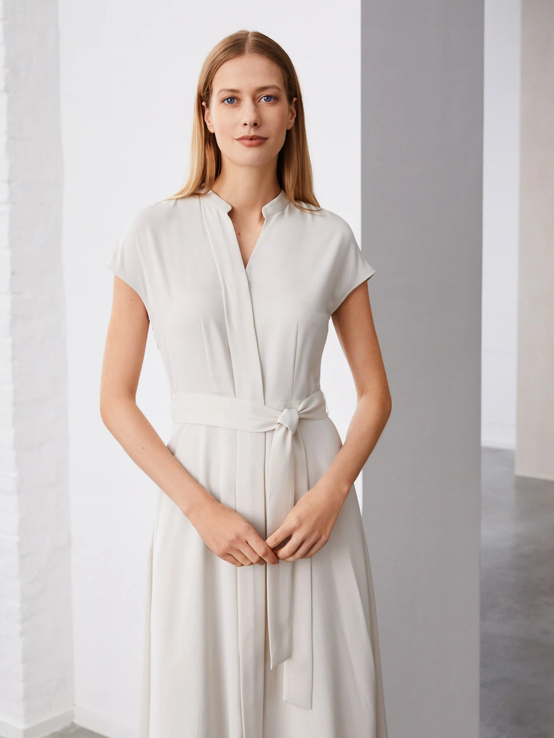 Rochie midi SHEIN, bej