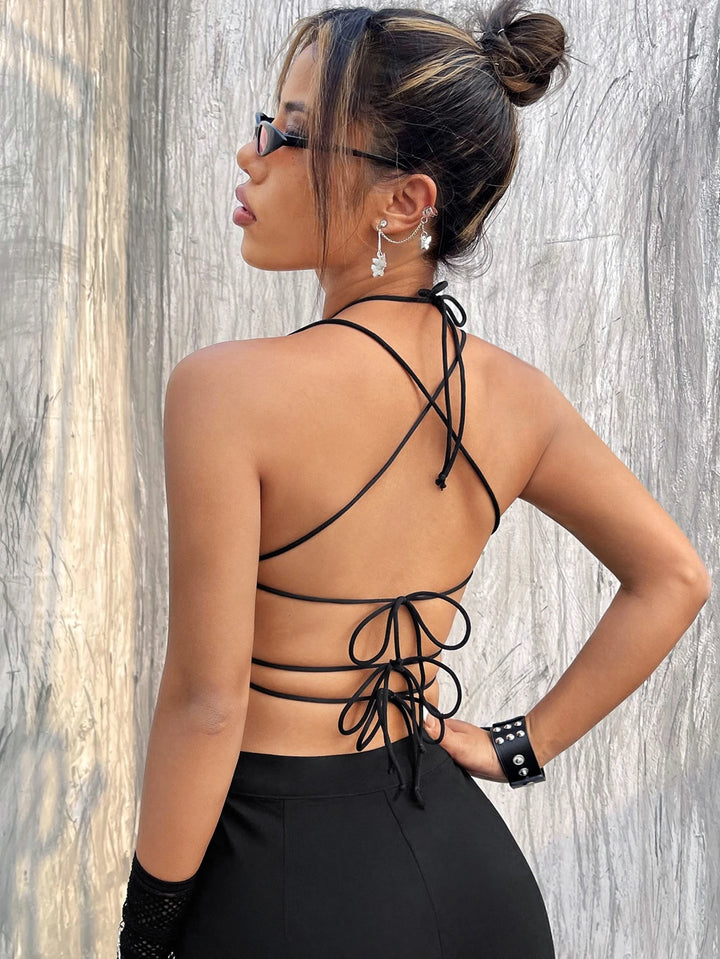 Top SHEIN, negru