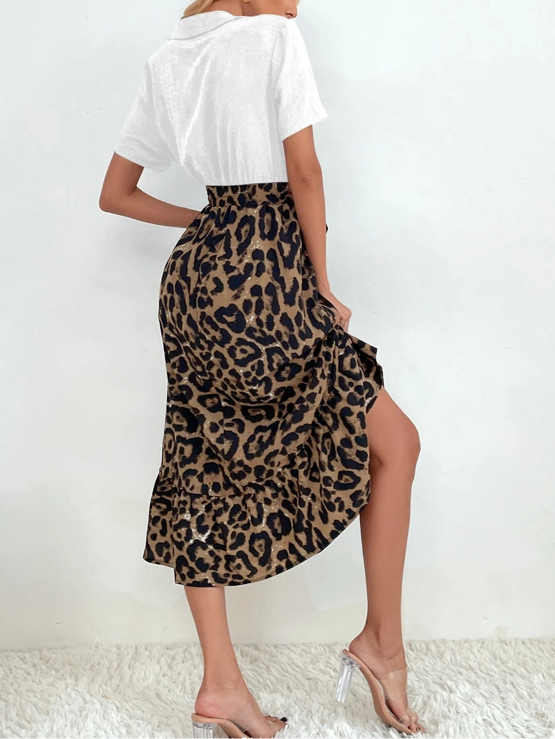 Rochie midi SHEIN, mix culori