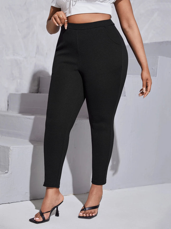 Pantaloni SHEIN, negru