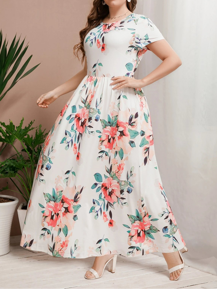 Rochie maxi SHEIN, mix culori