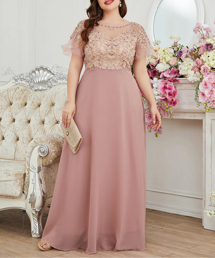 SHEIN Maxi ruha, rózsaszín