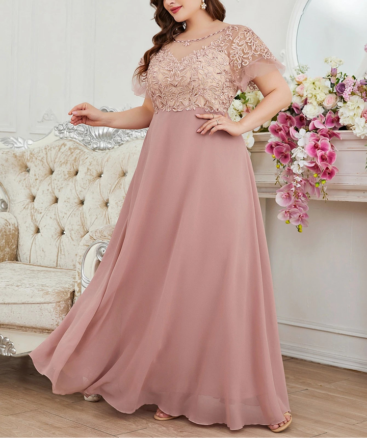 SHEIN Maxi ruha, rózsaszín