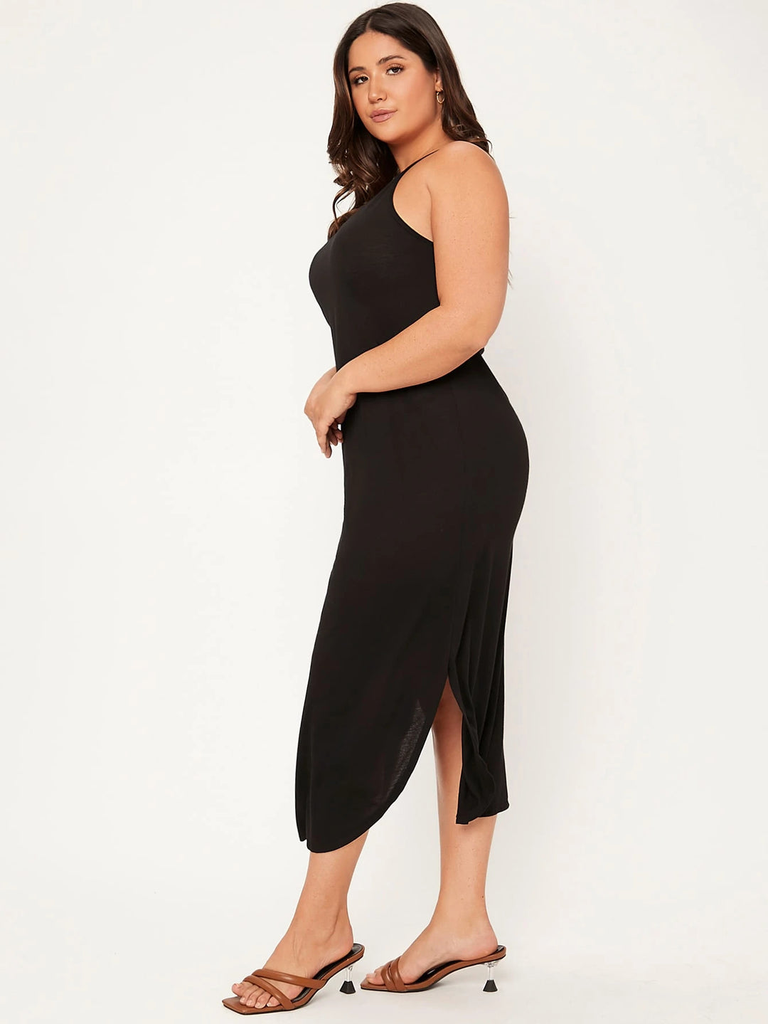 Rochie midi SHEIN, negru