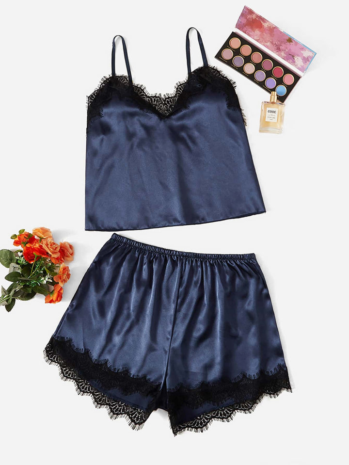 Compleu pijamale SHEIN, albastru