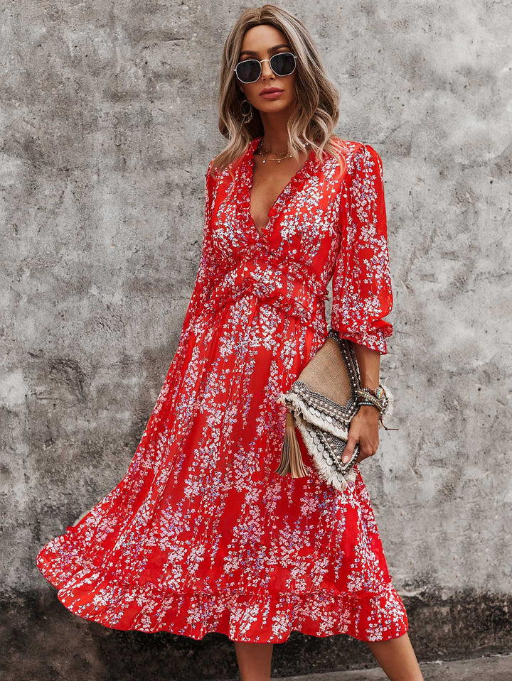 Rochie midi SHEIN, roșu