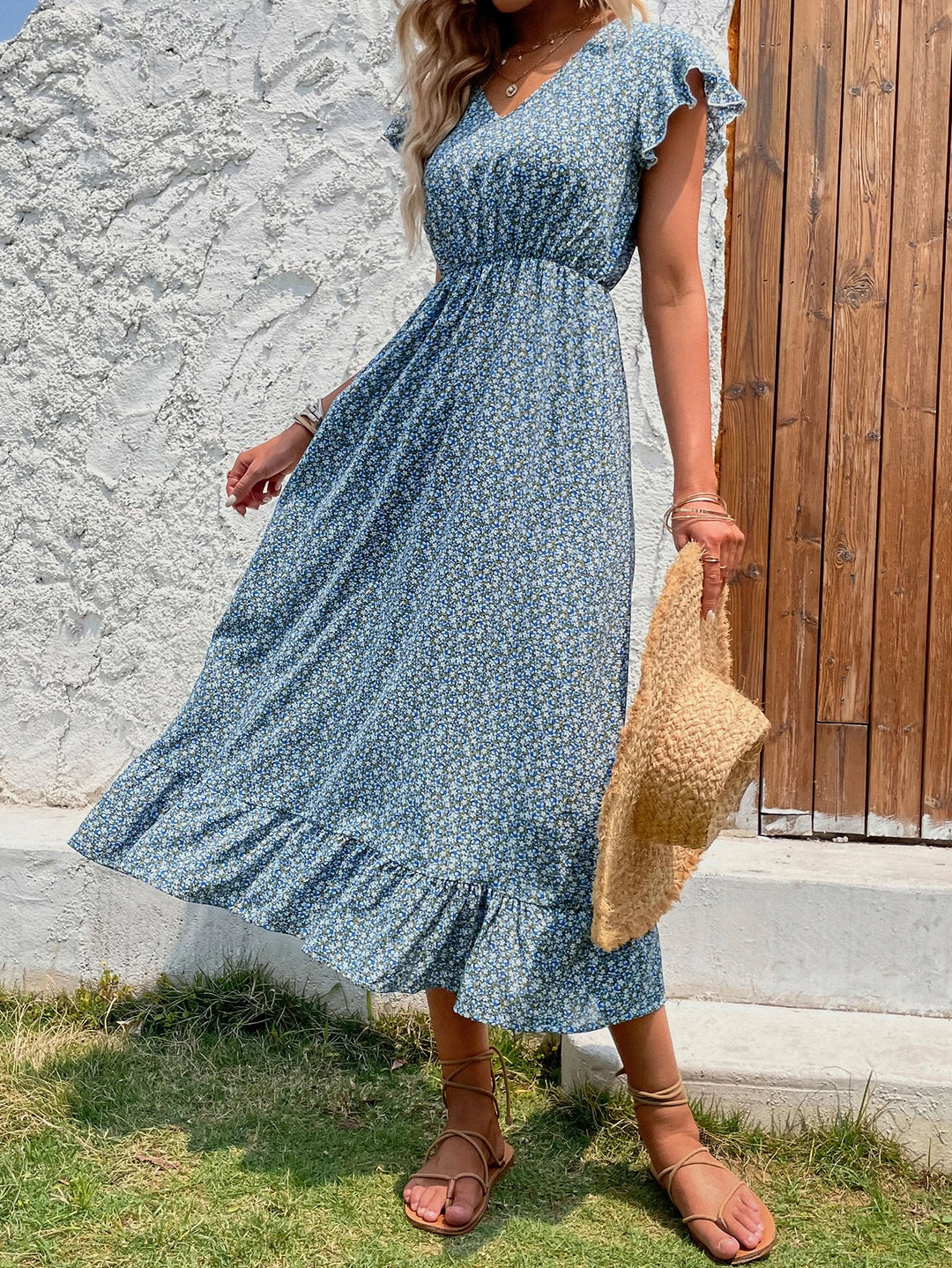 Rochie maxi SHEIN, mix culori