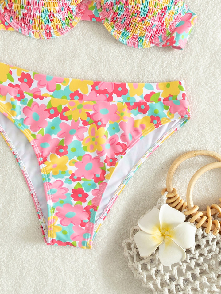 Set bikini SHEIN, mix culori