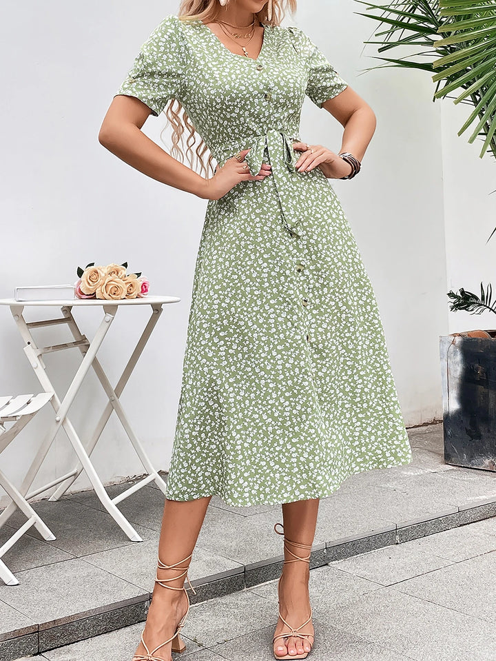 Rochie maxi SHEIN, verde