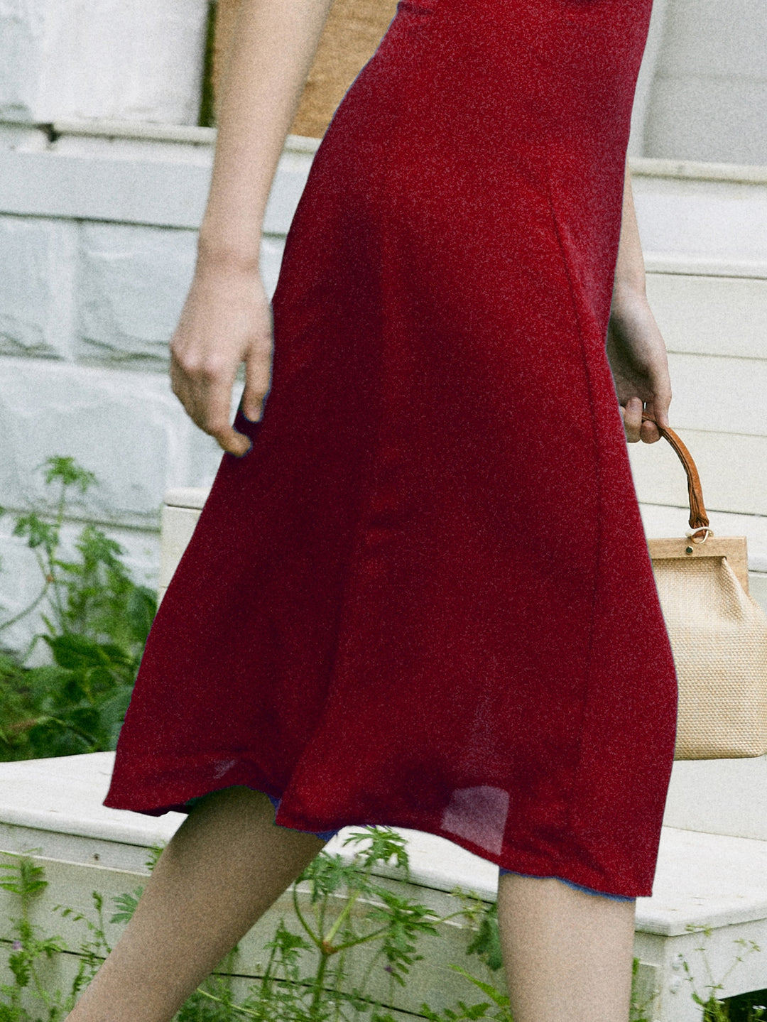 Rochie midi SHEIN, vișiniu