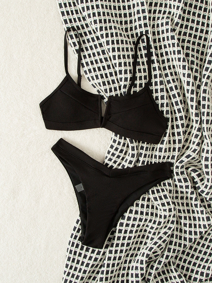 Set bikini SHEIN, negru