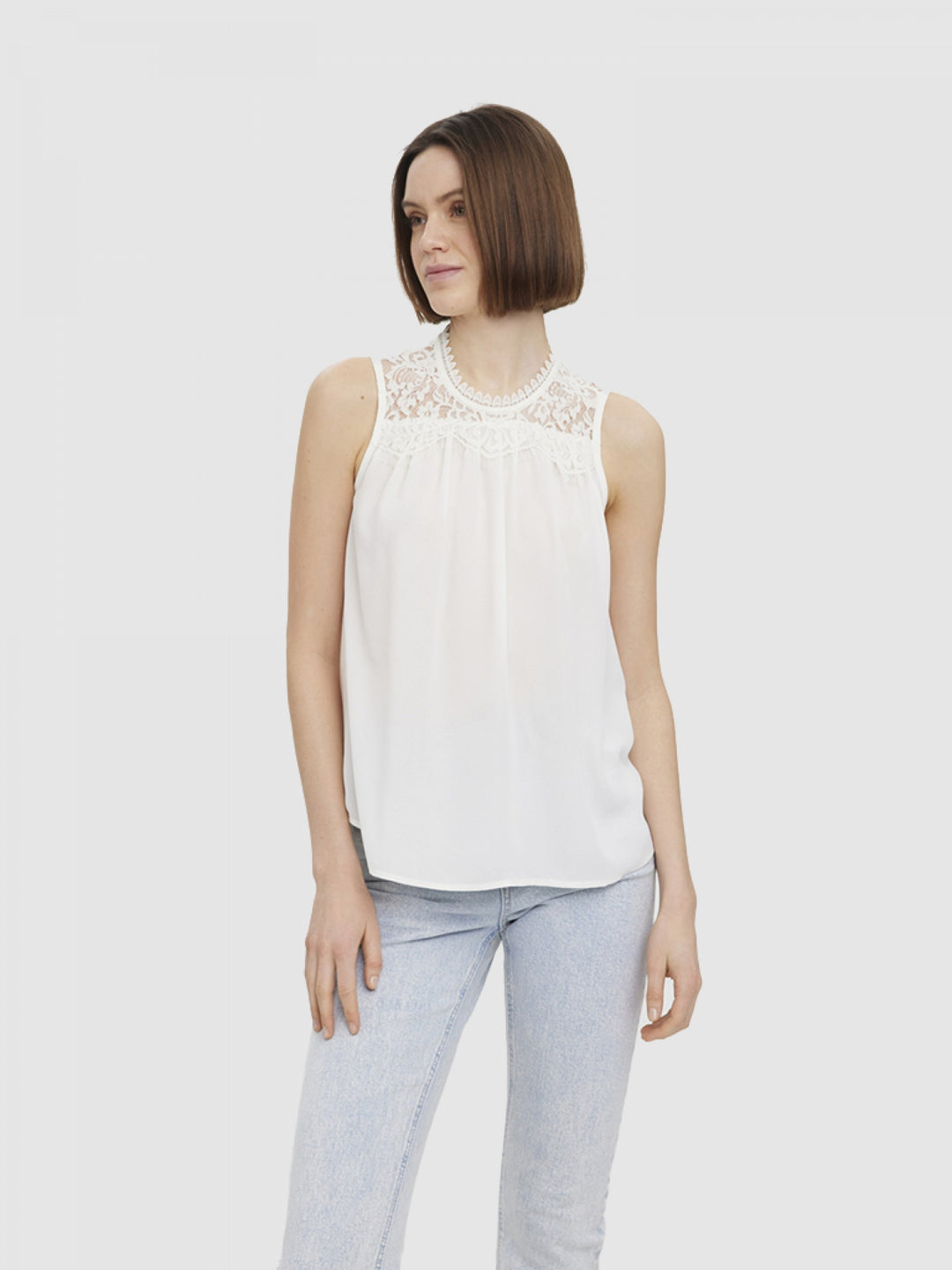 VERO MODA trikó, fehér