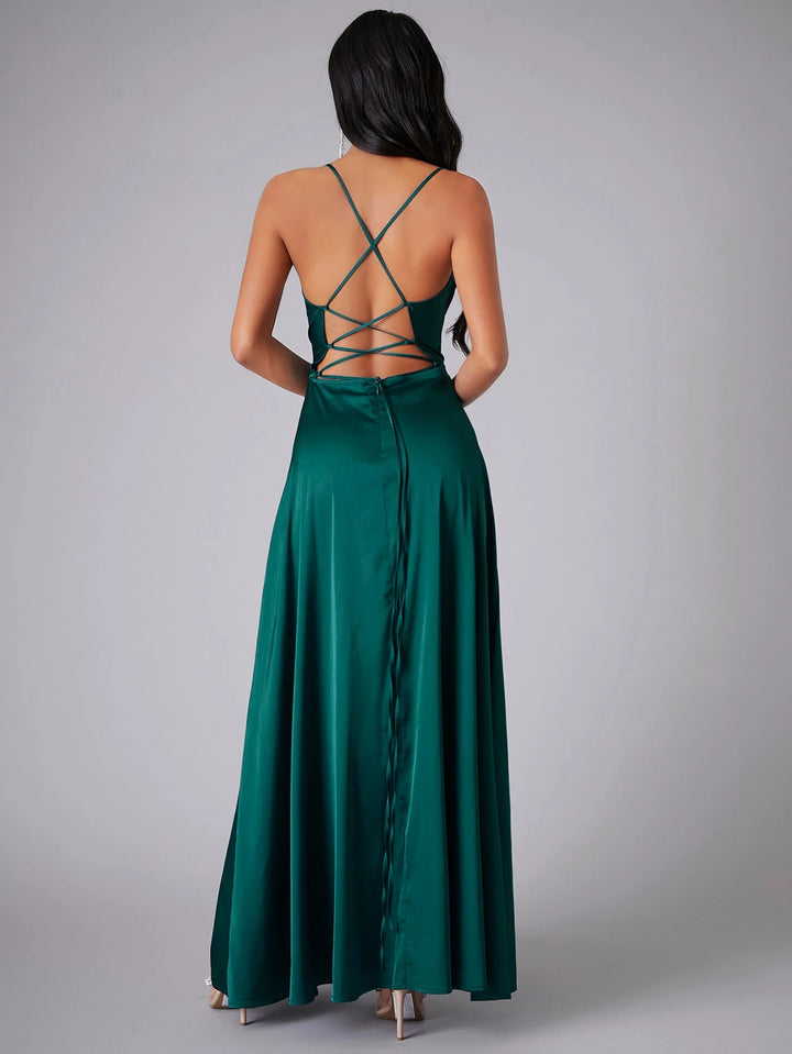 Rochie maxi SHEIN, verde
