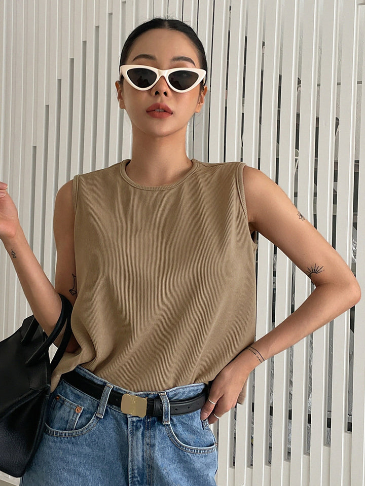 SHEIN trikó, khaki