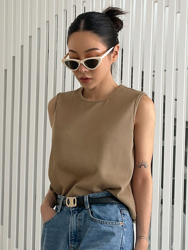 SHEIN trikó, khaki
