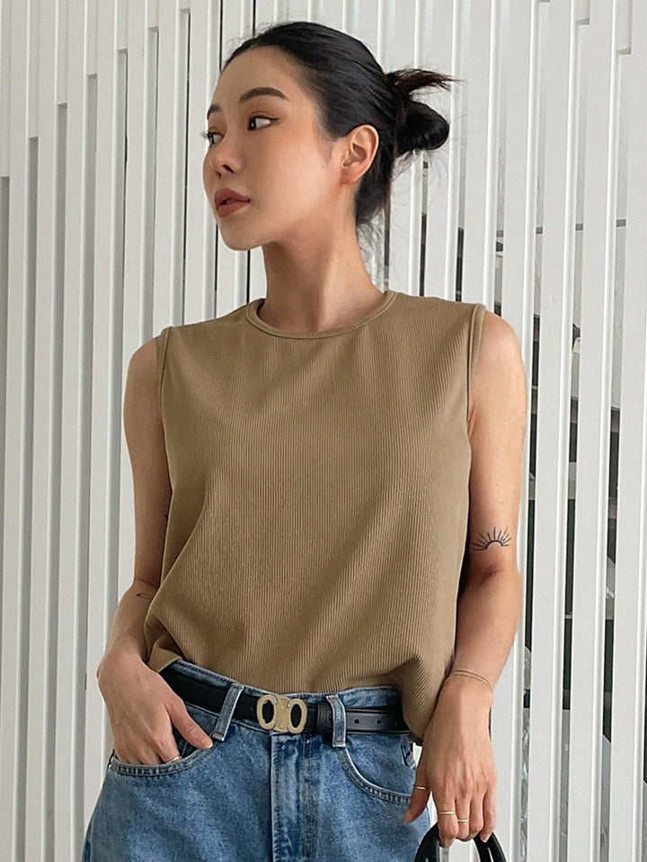 SHEIN trikó, khaki