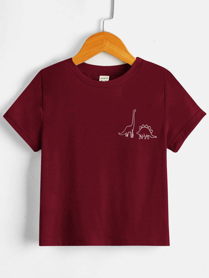 SHEIN póló, meggypiros