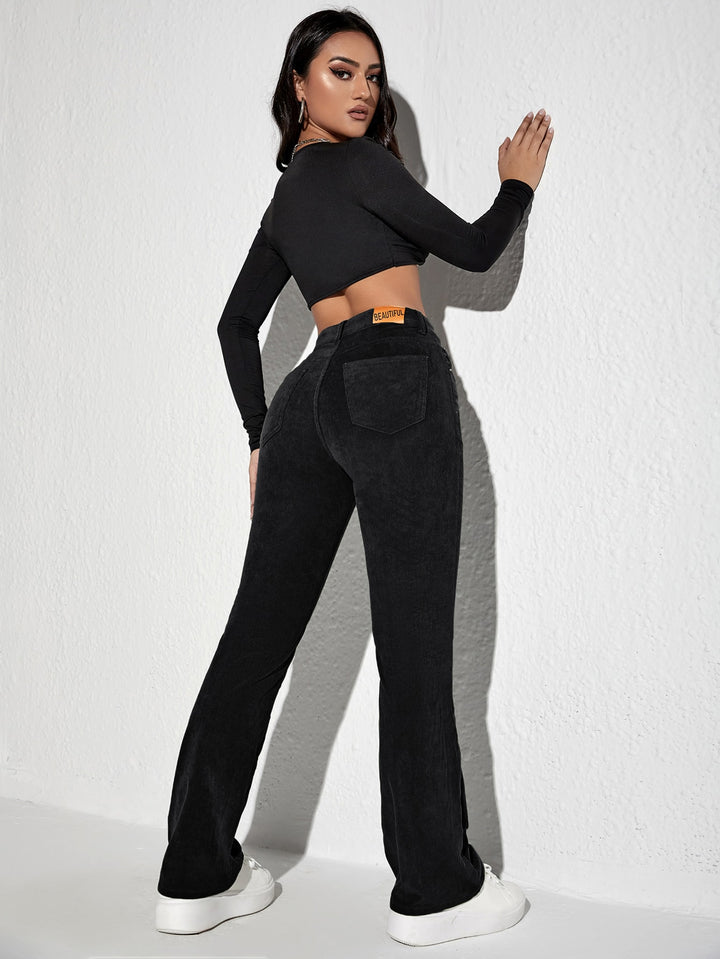 Pantaloni SHEIN, negru