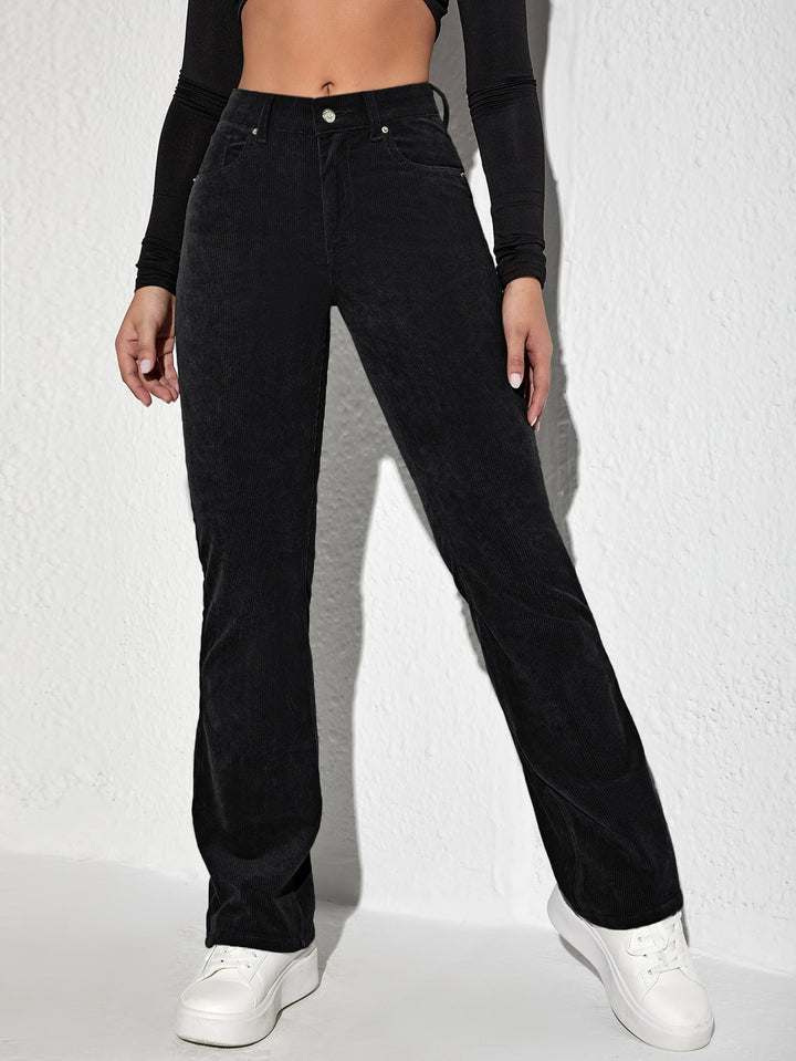 Pantaloni SHEIN, negru