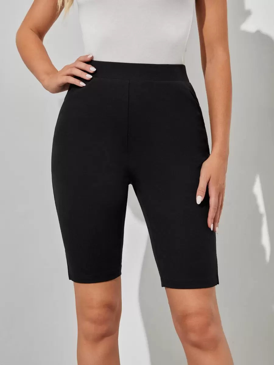 Pantaloni scurți SHEIN, negru