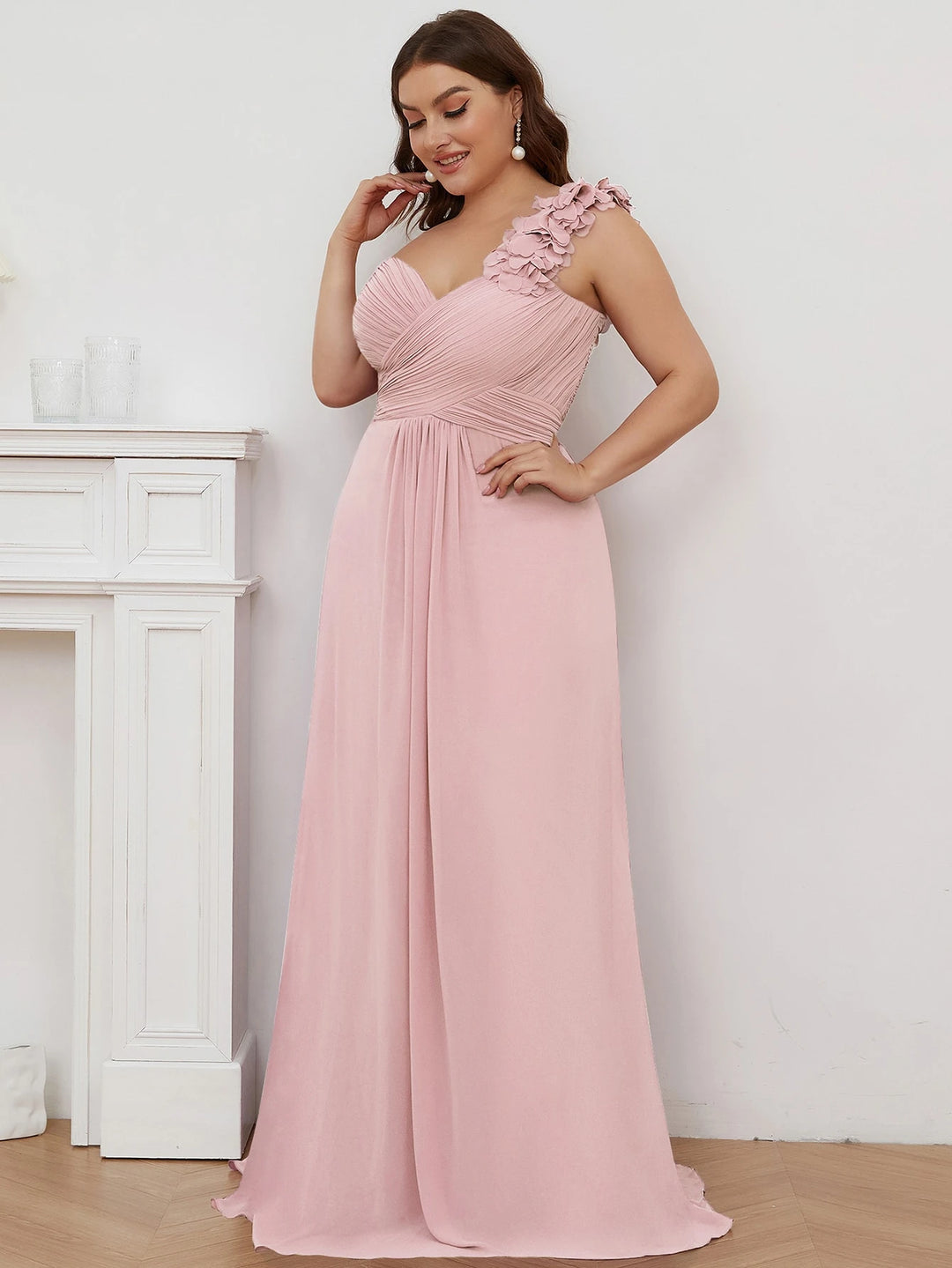 SHEIN maxi ruha, rózsaszín