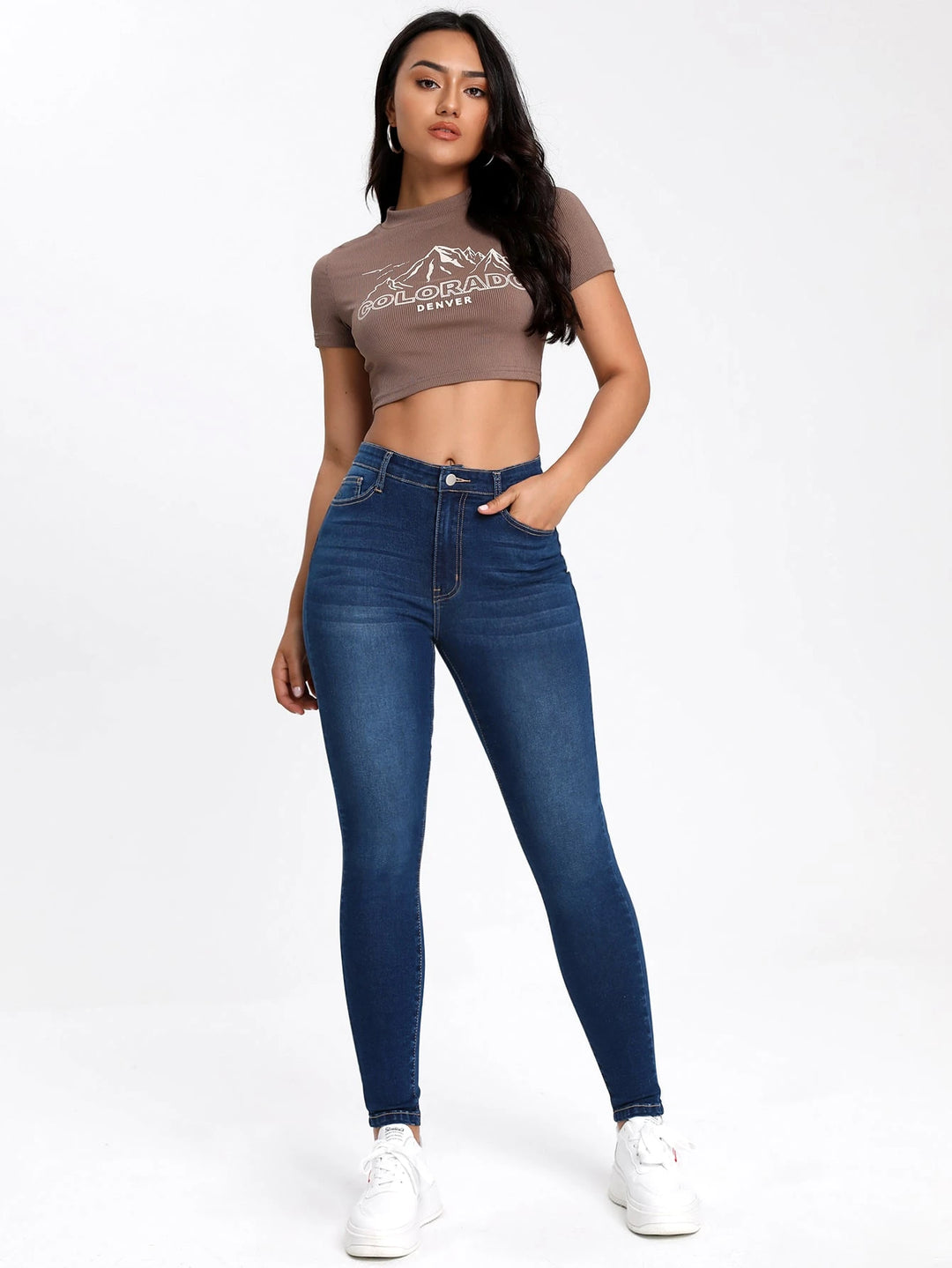 Jeans SHEIN, albastru