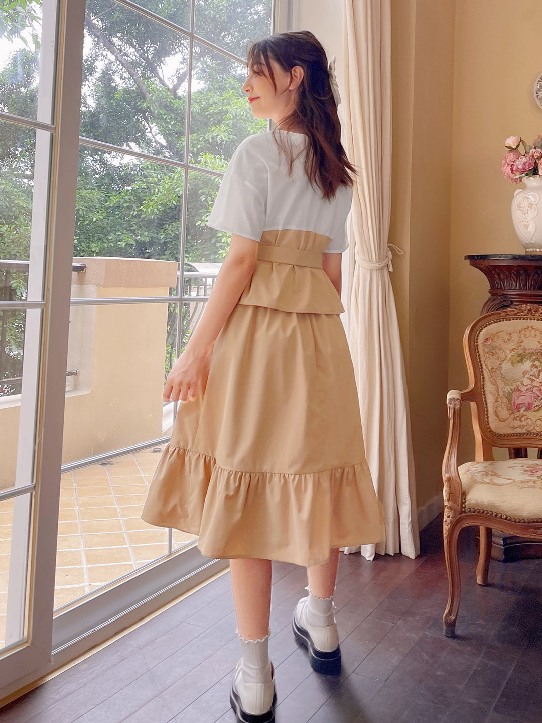 SHEIN blúz, khaki