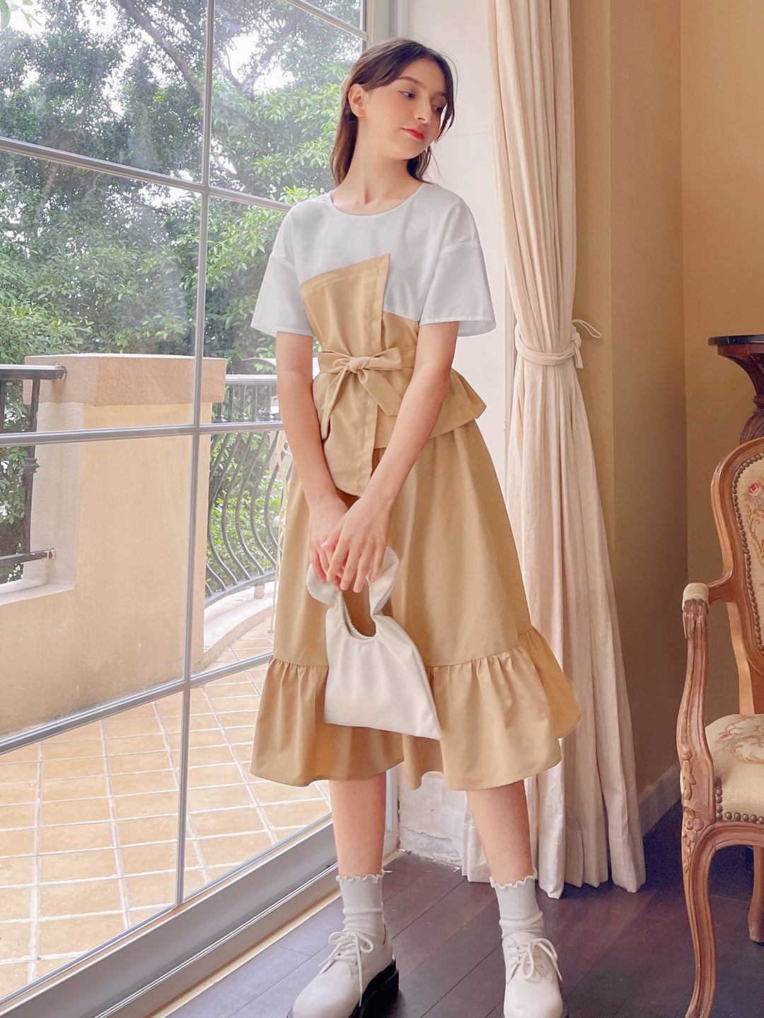 SHEIN blúz, khaki