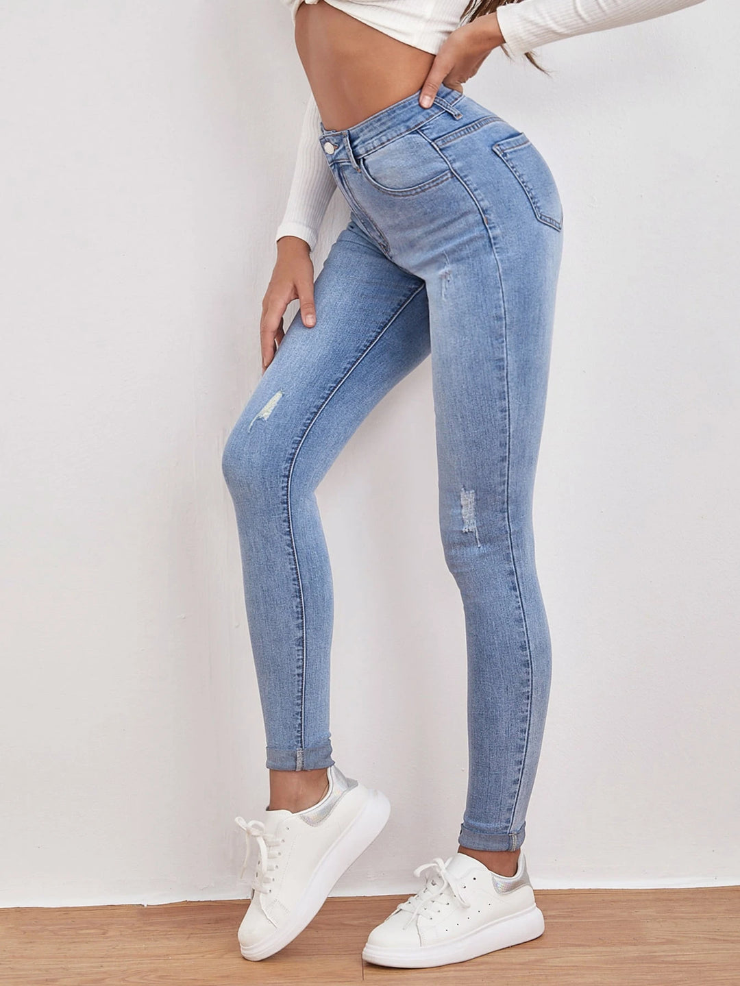 Jeans SHEIN, albastru