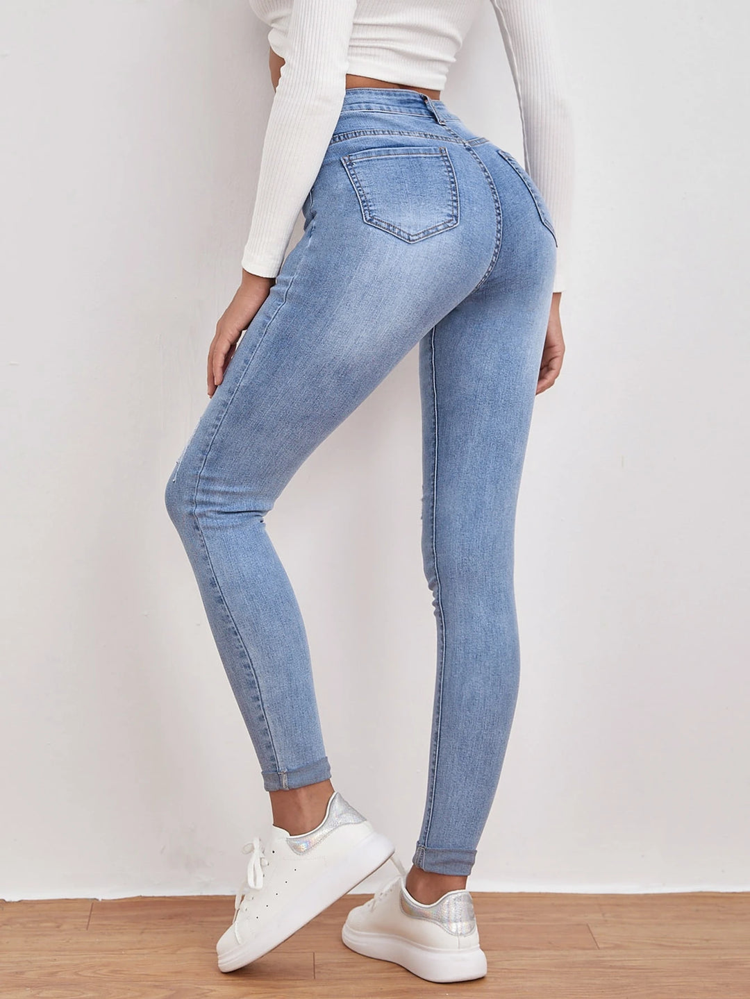 Jeans SHEIN, albastru