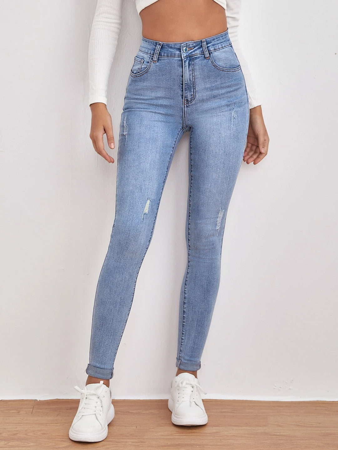 Jeans SHEIN, albastru
