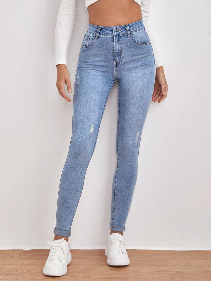 Jeans SHEIN, albastru