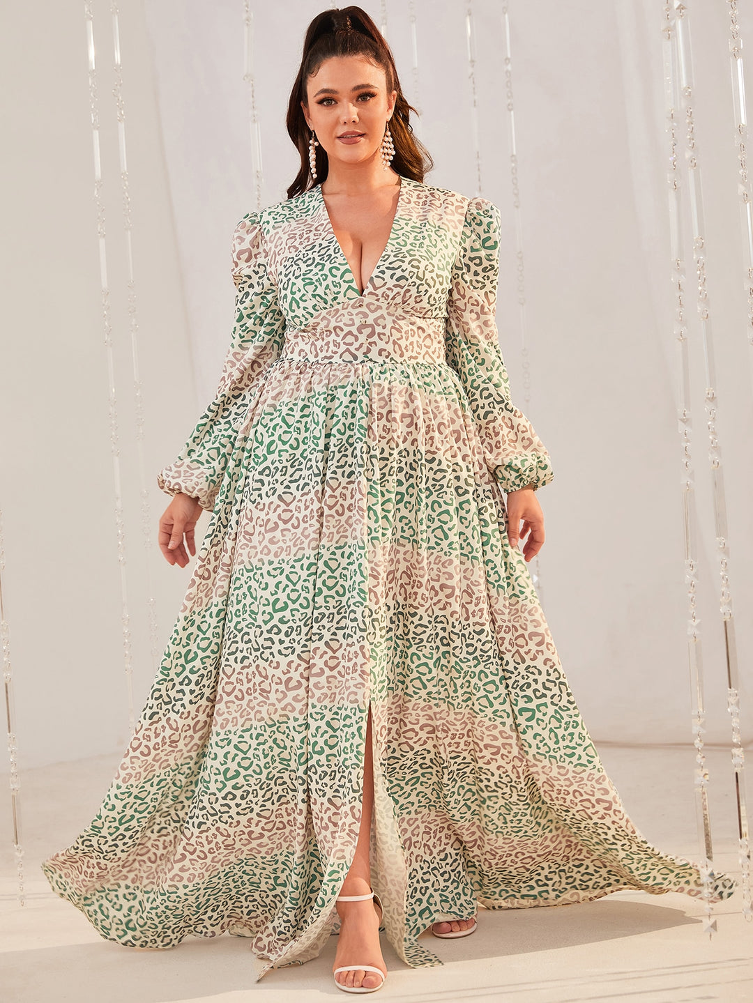 Rochie maxi SHEIN, mix culori