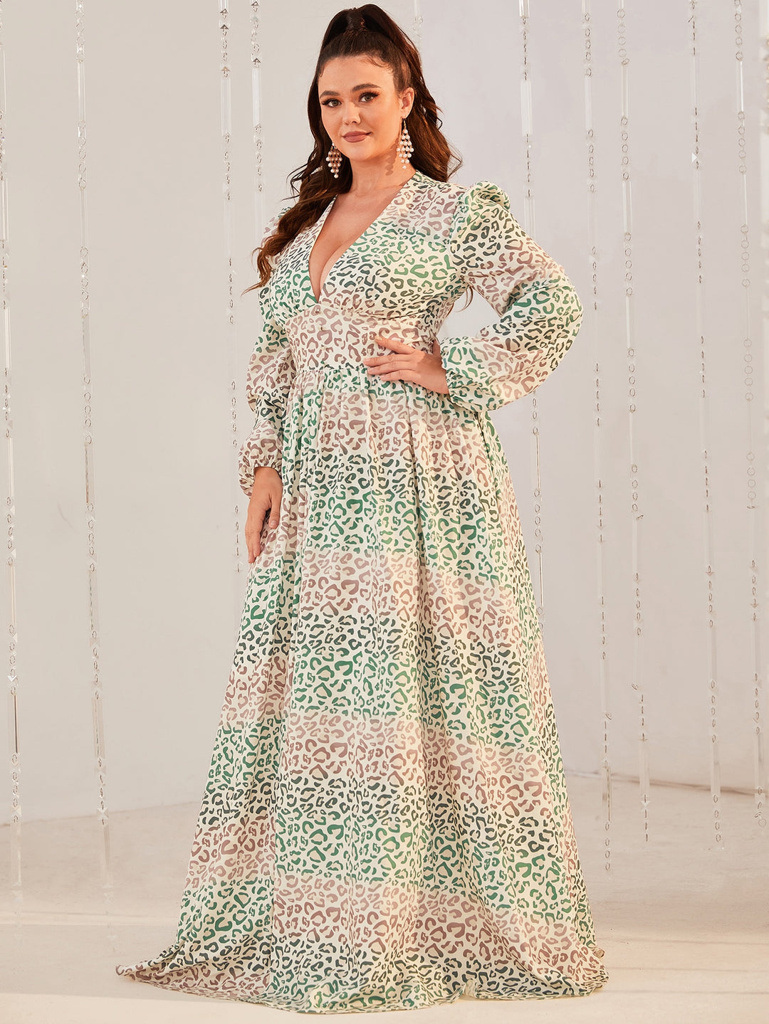 Rochie maxi SHEIN, mix culori
