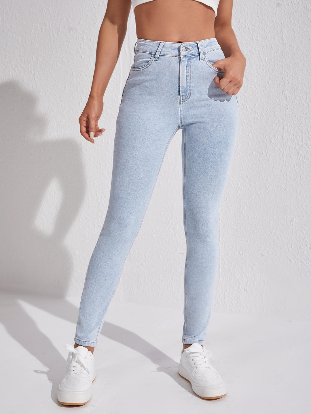 Jeans SHEIN, albastru