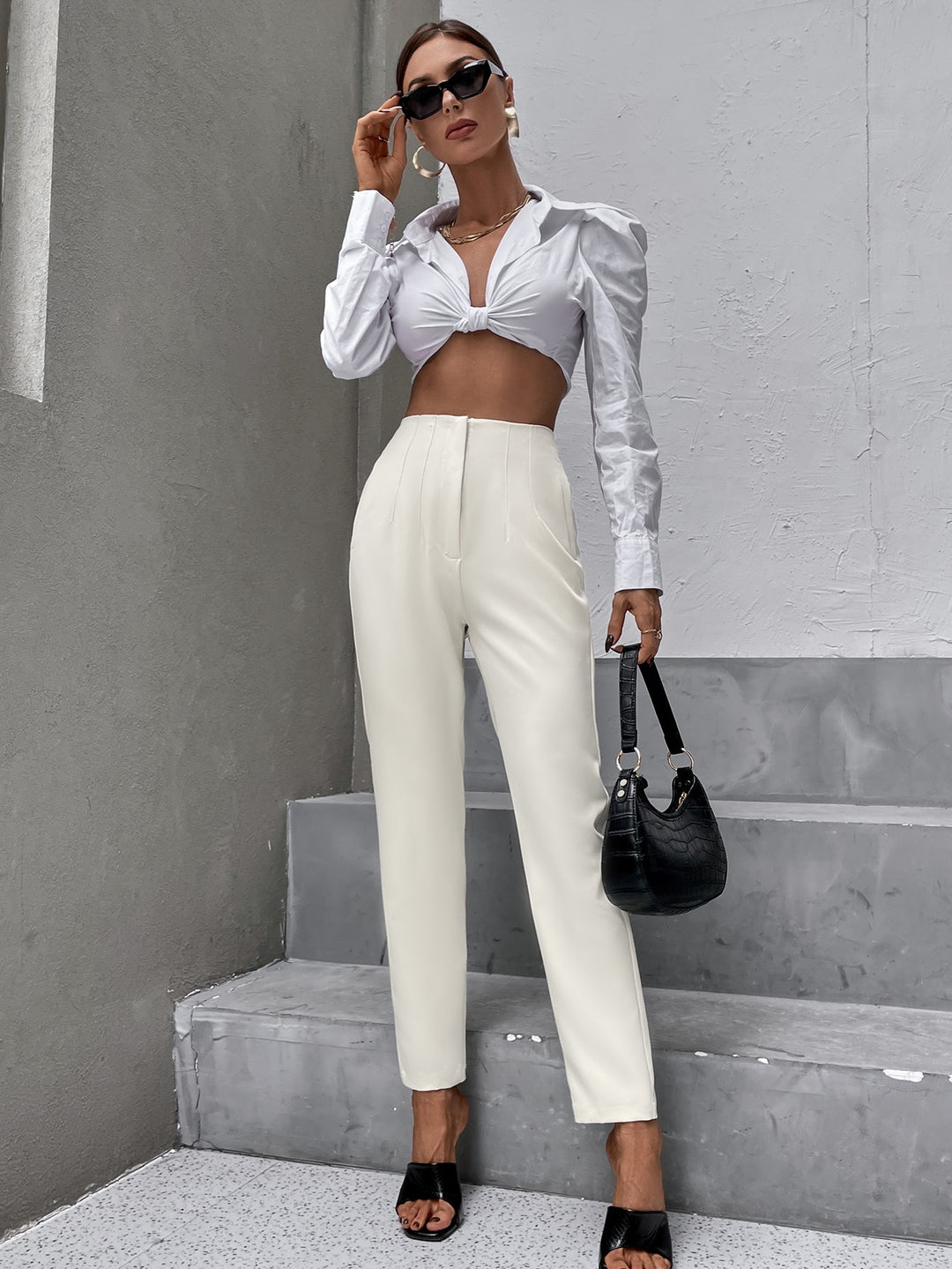 Pantaloni SHEIN, bej