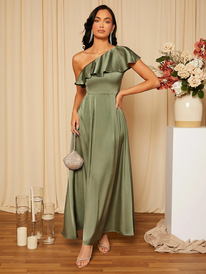 Rochie maxi SHEIN, verde