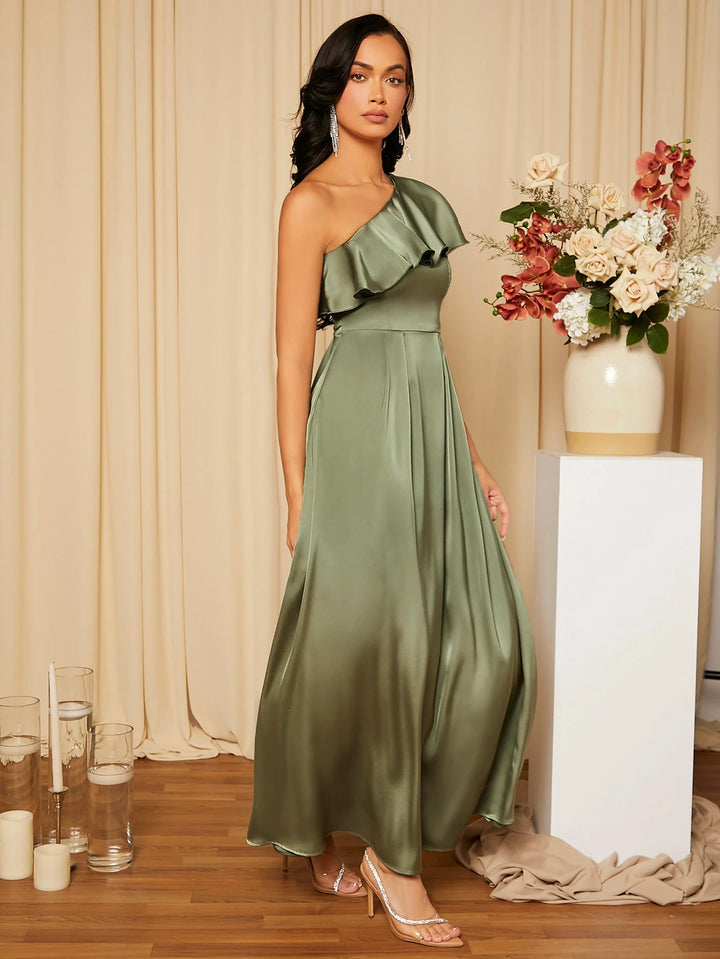 Rochie maxi SHEIN, verde