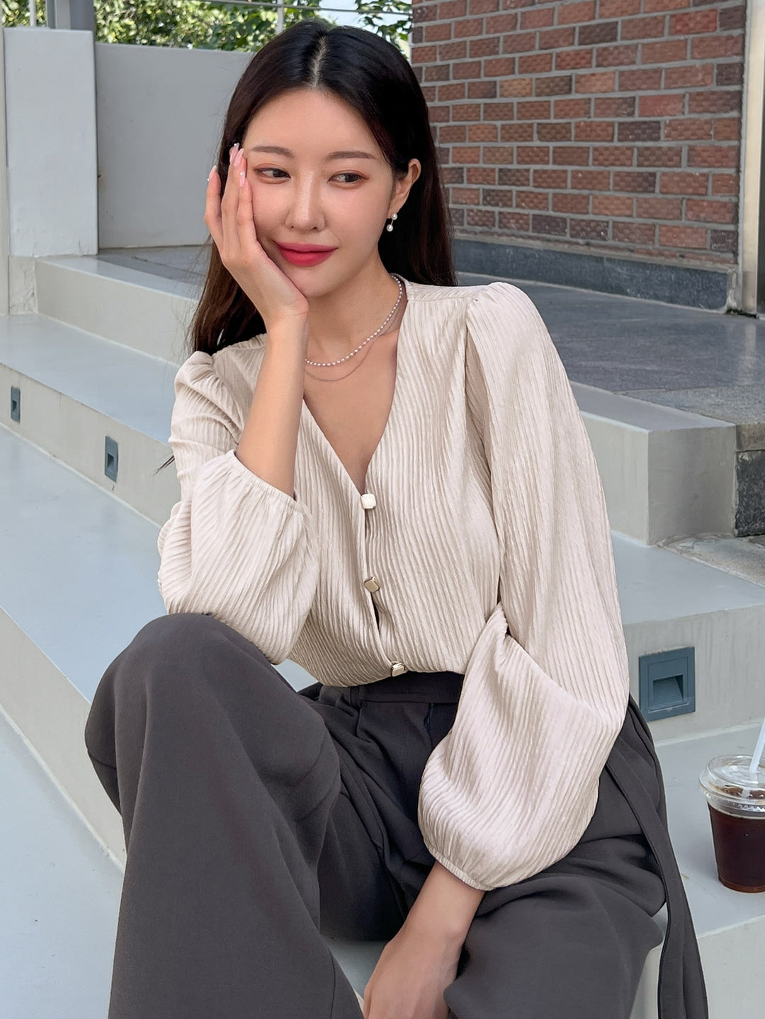 Bluza SHEIN, bej