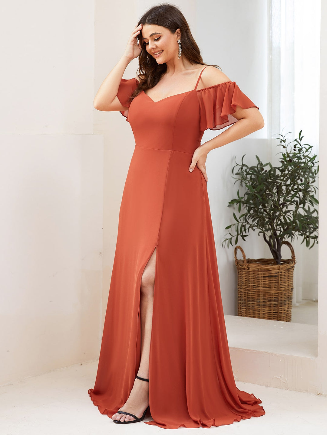 Rochie SHEIN, portocaliu