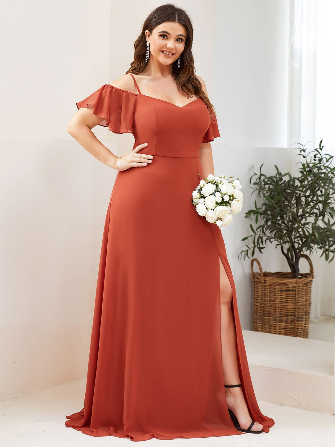 Rochie SHEIN, portocaliu