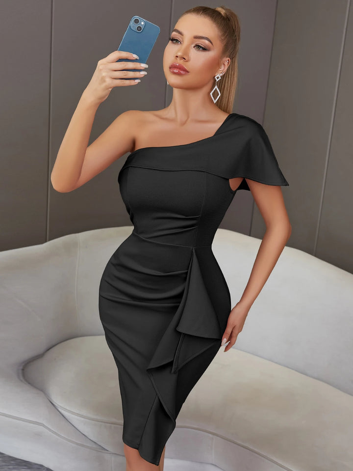 Rochie midi SHEIN, negru