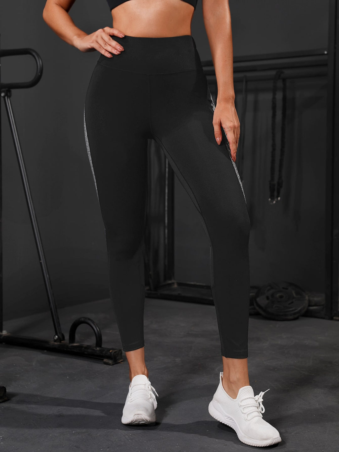 SHEIN Leggings, Black