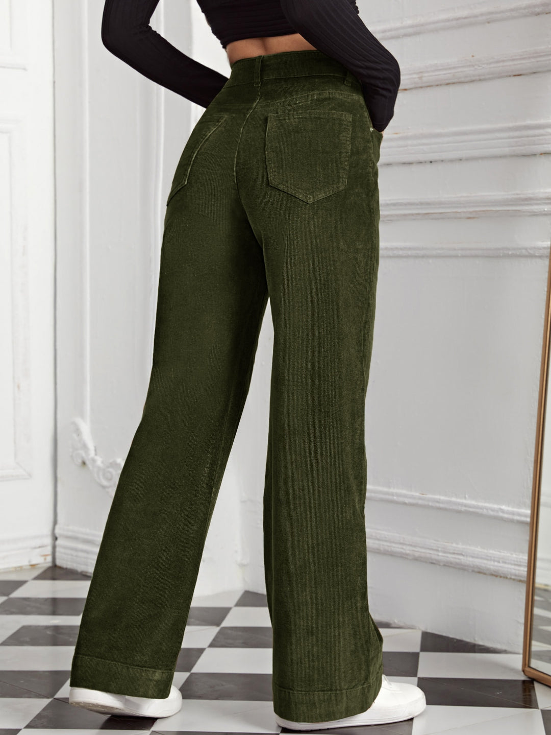 Pantaloni SHEIN, kaki